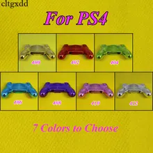 Cltgxdd 7 цветов опционально для PS4 контроллер задняя крышка чехол Корпус Замена для Playstation 4 контроллер