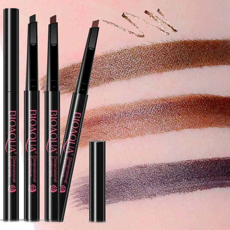 

BIOAQUA Black Brown Waterproof Natural Makeup Eyebrow Pencil Long Lasting Eyebrow Cosmetics Tools