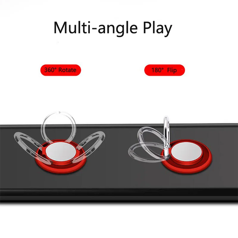 CA Shield Shape Finger Ring Holder For iPhone X XS XR Mount Stand Mobile Phone Finger Tablet Magnetic Car Holder For Samsung