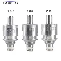 5 шт. Оригинал Innokin iclear 16B 16D e-катушка Сменные двойной катушкой 1.5ohm 1.8ohm 2.1ohm iclear 16D 16B распылитель катушки