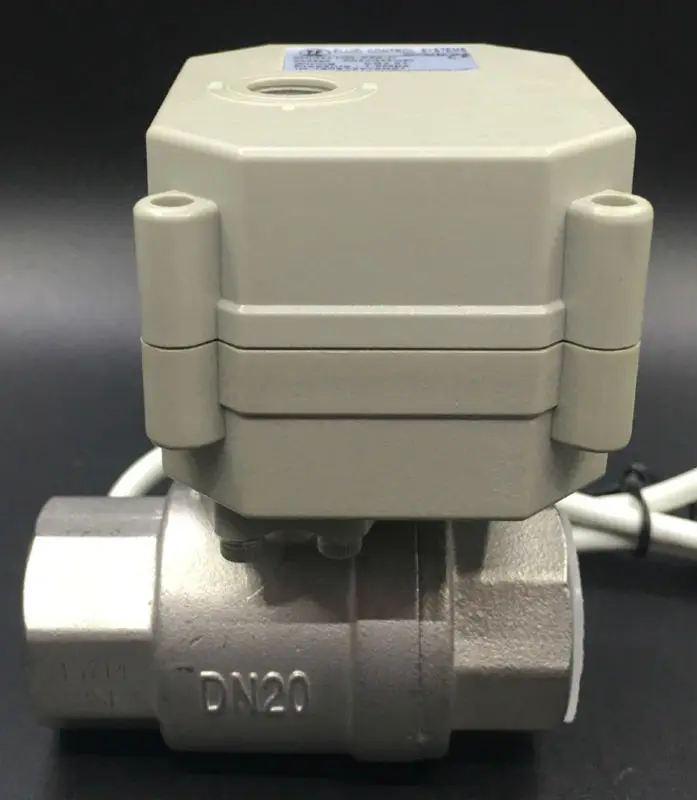 CE Approved TF20 S2 C 2 Way BSP NPT 3 4 Electric Stainless Steel Valve AC