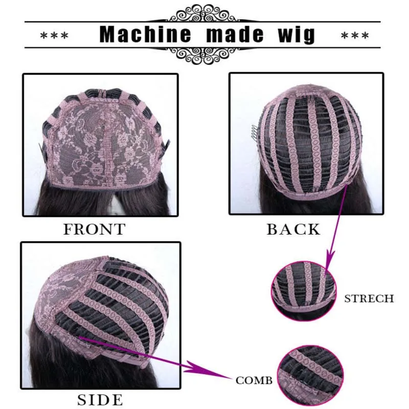 800x800mahchine made wig