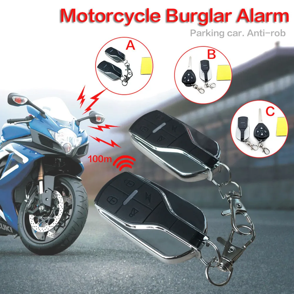 Buy 12V Motorcycle Anti Theft Security Alarm Universal