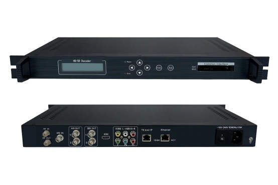 DVB-S/S2 HD RTP декодер(DVB-S/S2+ ASI+ IP/RTP+ 2* Ки, AV+ HDMI+ SDI(1080i/720 p/576i)+ IP/RTP+ ASI out) HDMI out sc-5321