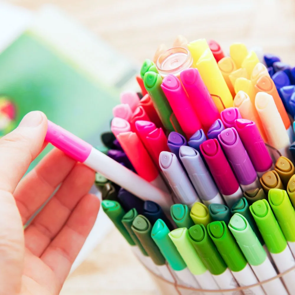 100-цветная ручка для школы, офиса и живописи