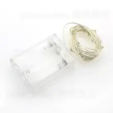 5 м 50led AA на батарейках яркие светодиодные гирлянды водонепроницаемые сказочная сосулька провода огни Рождественские рождественские вечерние свадебные украшения