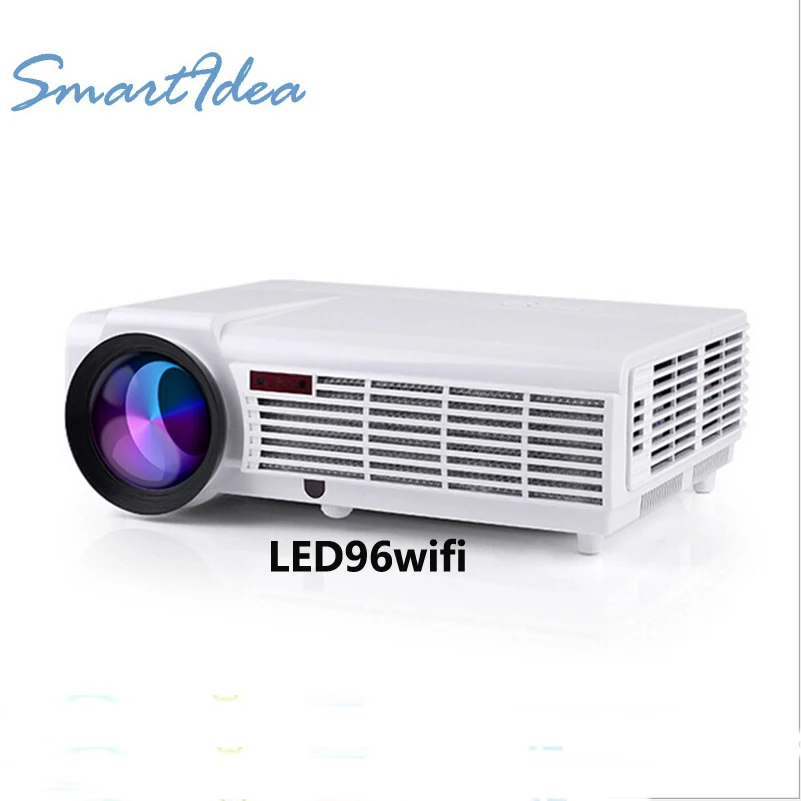 LED96wifi Smart build-in android wifi home theater projector 5500lumens led lamp long life bluetooth DTV cinema projector
