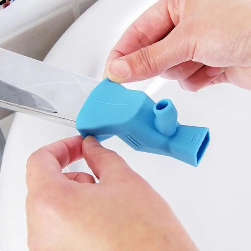 

Kitchen Durable Toddler Baby Washing Hands Faucet Extender for kids Bathroom Fountain Food-grade Silicone Tap