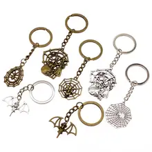 Creative Skull Keychain Keyholder Car Keychain Spider Trinket Keychain Handmade DIY Gift For Men Creative Skull Keychain Keyholder Car Keychain Spider Trinket Keychain Handmade DIY Gift For Men