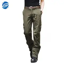 Zuoxiangru мужские осенние тактические военные брюки карго камуфляжные мужские брюки Свободные мешковатые походные брюки Oustdoor хлопковые брюки карго мужские