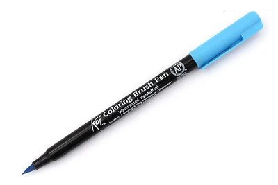1 шт., японская кисть sakura koi, мягкая ручка с водной головкой, ручка с надписью Halo dying, кисть для смешивания цветов, маркер с буквами, ручка для каллиграфии zig - Цвет: number 137