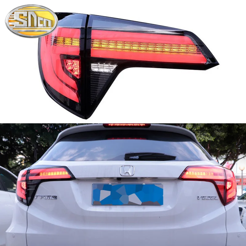 

Car LED Tail Light Taillight For Honda HR-V HRV 2014 - 2018 2019 Rear Fog Lamp + Brake Light + Reverse + Dynamic Turn Signal