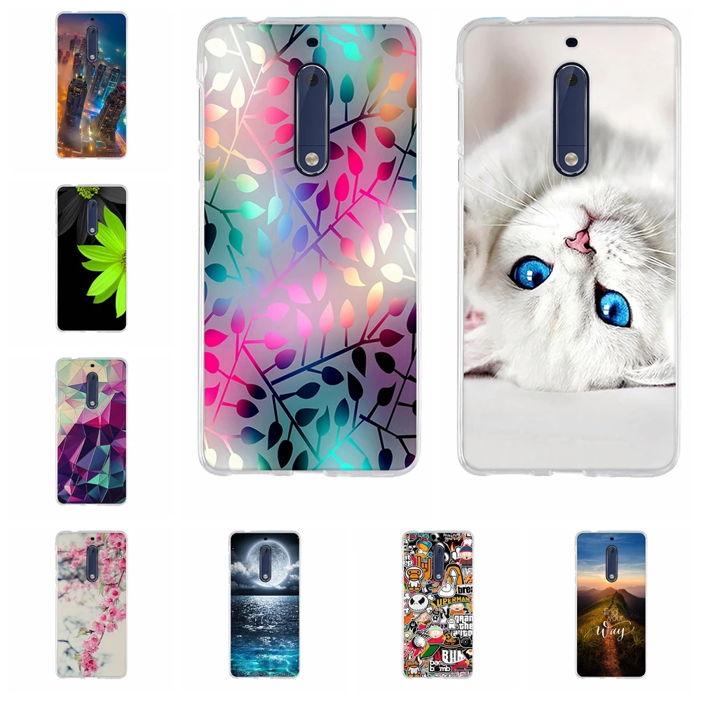 

For Nokia 5 3 6 8 Case 3D Pattern For Nokia5 Nokia3 Nokia6 Nokia8 Case Back Cover Soft TPU Silicone For Nokia 3 5 6 8 Phone Case
