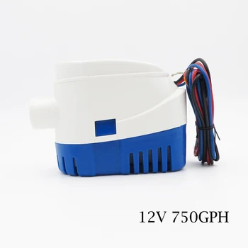 

12V 750GPH Auto work Bilge Pump Electric Pump for Boats Accessories marine submersible boat water pump solar panel submersible