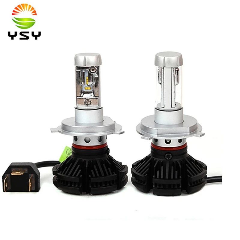 

2pcs Super bright X3 Auto LED Headlight H4 H7 H11 H3 replacement LED Light Bulb X3 9005 9006 LED Car Headlight 50w 6000lm