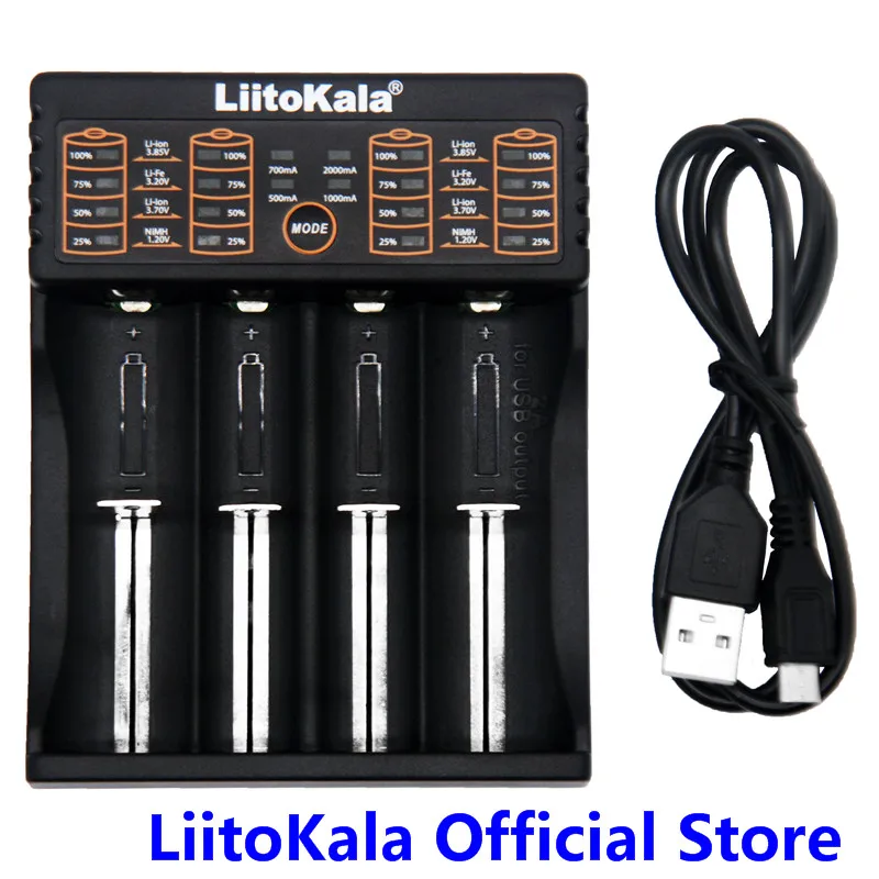 LiitoKala Lii-402 18650 Battery Charger For 26650 16340 RCR123 14500 LiFePO4 1.2V Ni-MH Ni-Cd Rechareable Battery lii402 LiitoKala Lii-402 18650 Battery Charger For 26650 16340 RCR123 14500 LiFePO4 1.2V Ni-MH Ni-Cd Rechareable Battery lii402