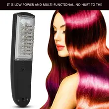 Электрическая вибрация беспроводной от выпадения волос Массажная расческа портативный массажка для волос щетка для волос роликовый массажер