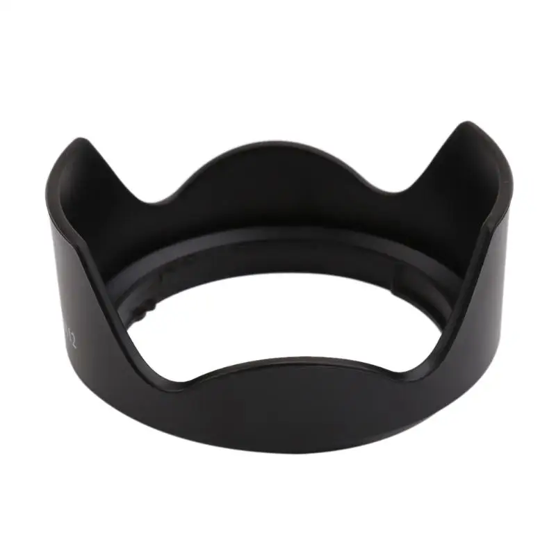 

49mm Camera Lens Hood Protector Camera Lens Shade Sunshade Light Shielding Hoods Black for Sony ALC-SH112 NEX-5C NEX-3C