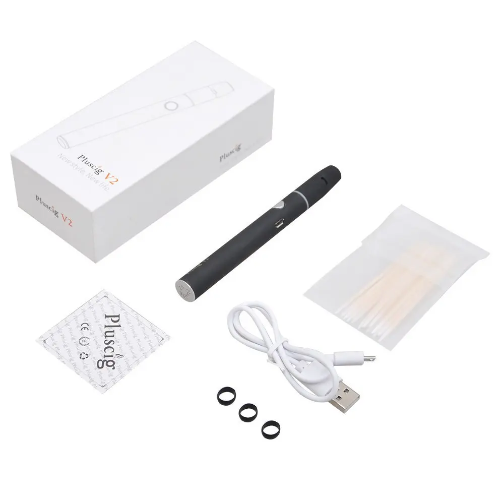 SMY Pluscig V2 Kit 2pcs White 650mah 900mah Battery Electronic Cigarette Dry Herb Vape Vaporizer Compatibility with iQOS stick SMY Pluscig V2 Kit 2pcs White 650mah 900mah Battery Electronic Cigarette Dry Herb Vape Vaporizer Compatibility with iQOS stick