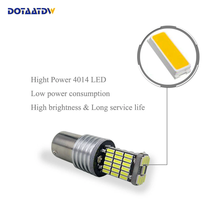 Dotaatdw 1x1156 светодиодный Canbus Резервное копирование фонарь заднего света для peugeot 307 206 2008 207 308 4008 508 5008 для 301