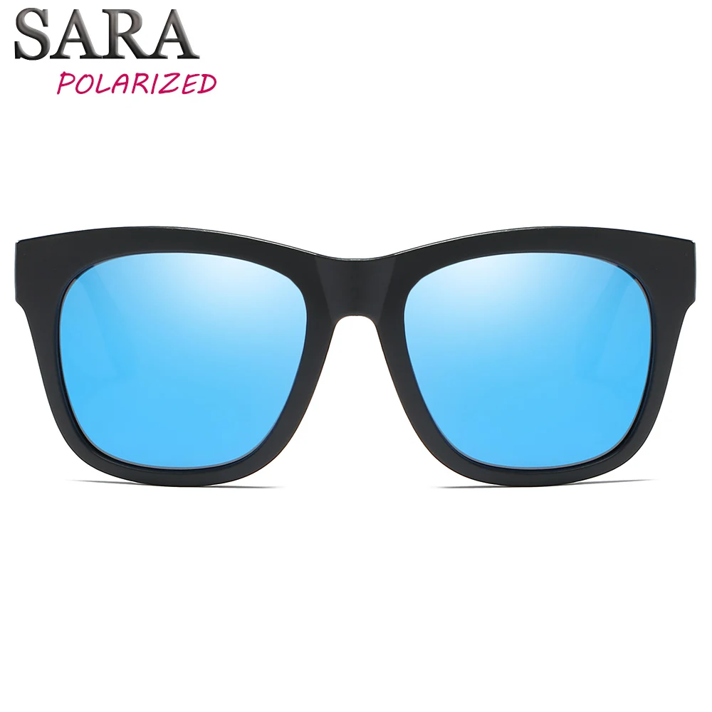 Поляризованные солнцезащитные очки SARA 2018 квадратные для мужчин и женщин