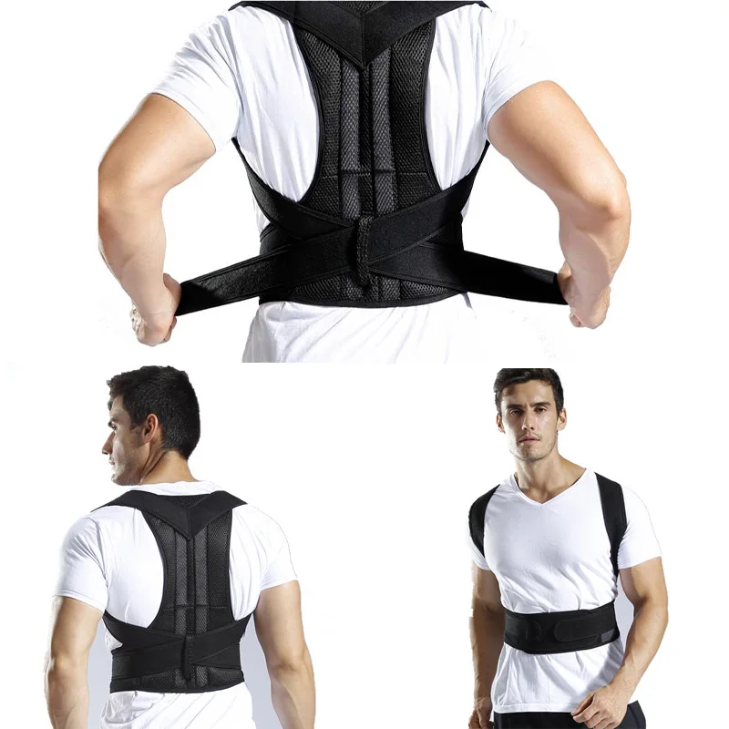 

Back Posture Corrector Lumbar Brace Shoulder Spine Support Belt Adjustable Adult Corset Posture Correction Belt Body Health Care