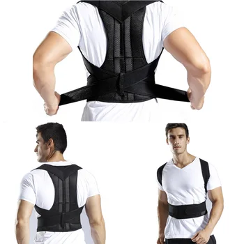 Back Posture Corrector Lumbar Brace Shoulder Spine Support Belt Adjustable Adult Corset Posture Correction Belt Body Health Care