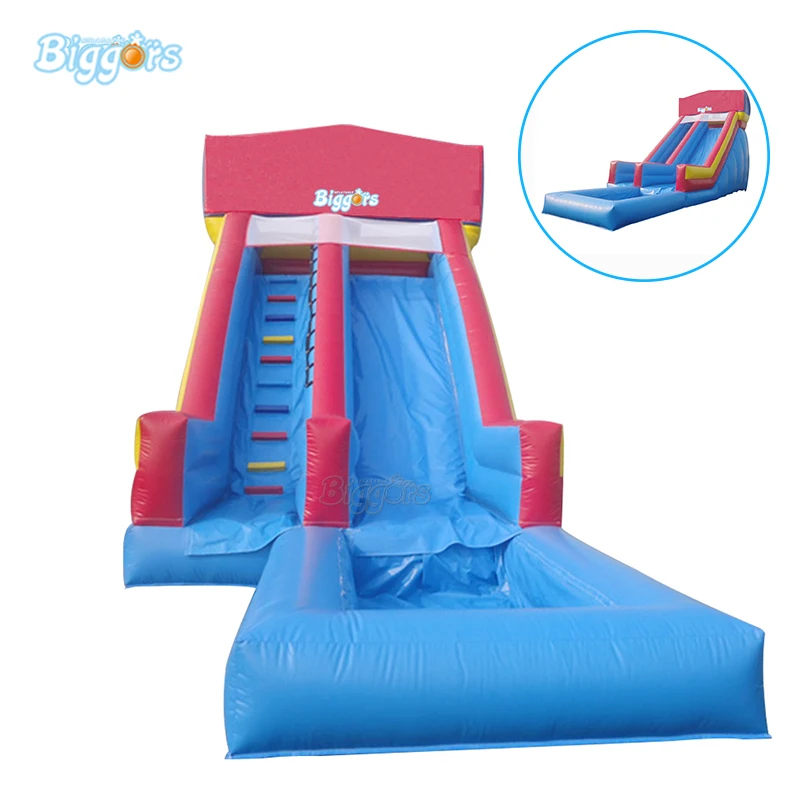 Commercial grade giant kids and adult Inflatable pool slide inflatable water pool slide with blowers