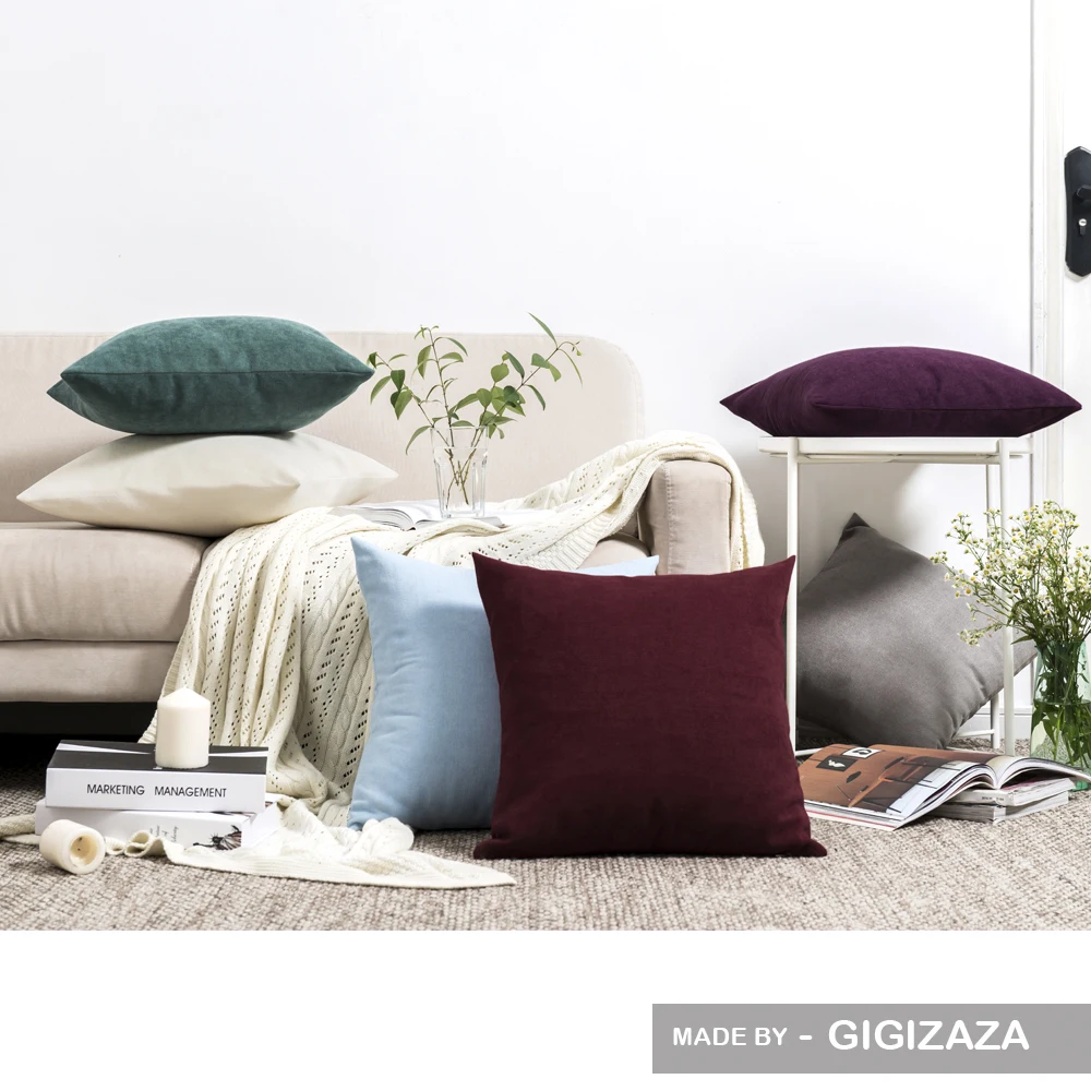 Чехлы на диванные подушки gigigizaza Green 45x45 50x50 чехлы для диванов и кроватей Декор дома
