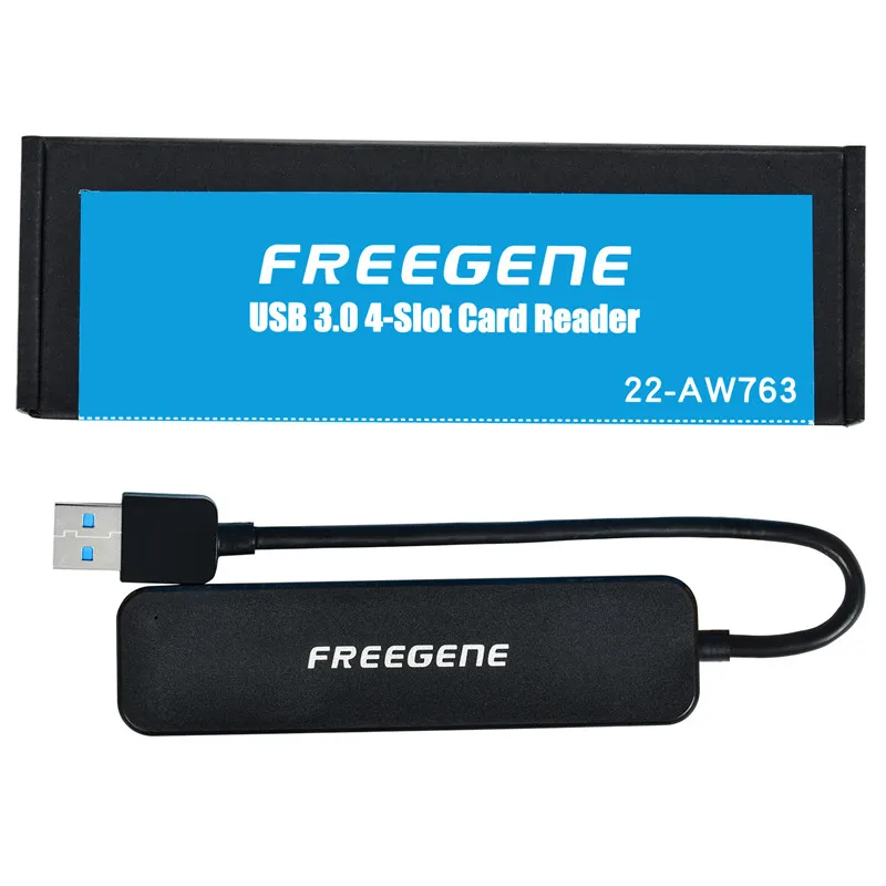 

FREEGENE All in 1 USB 3.0 Smart Card Reader Flash Multi Memory Card Reader USB 3.0 for TF for SD for CF for MS Card Adapter
