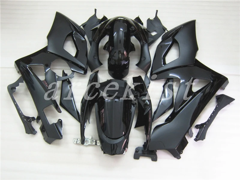 Инъекций настроить Обтекатели для SUZUKI K5 K6 GSXR1000 2005 2006 ABS комплект обтекателей GSXR 1000 05 06 черная глянцевая матовая взрывобезопасная