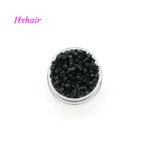 5000 шт 4,0 мм микро Алюминиевые кольца с винтом/звеньями бусины/черный D-коричневый L-коричневый блонд обёрн