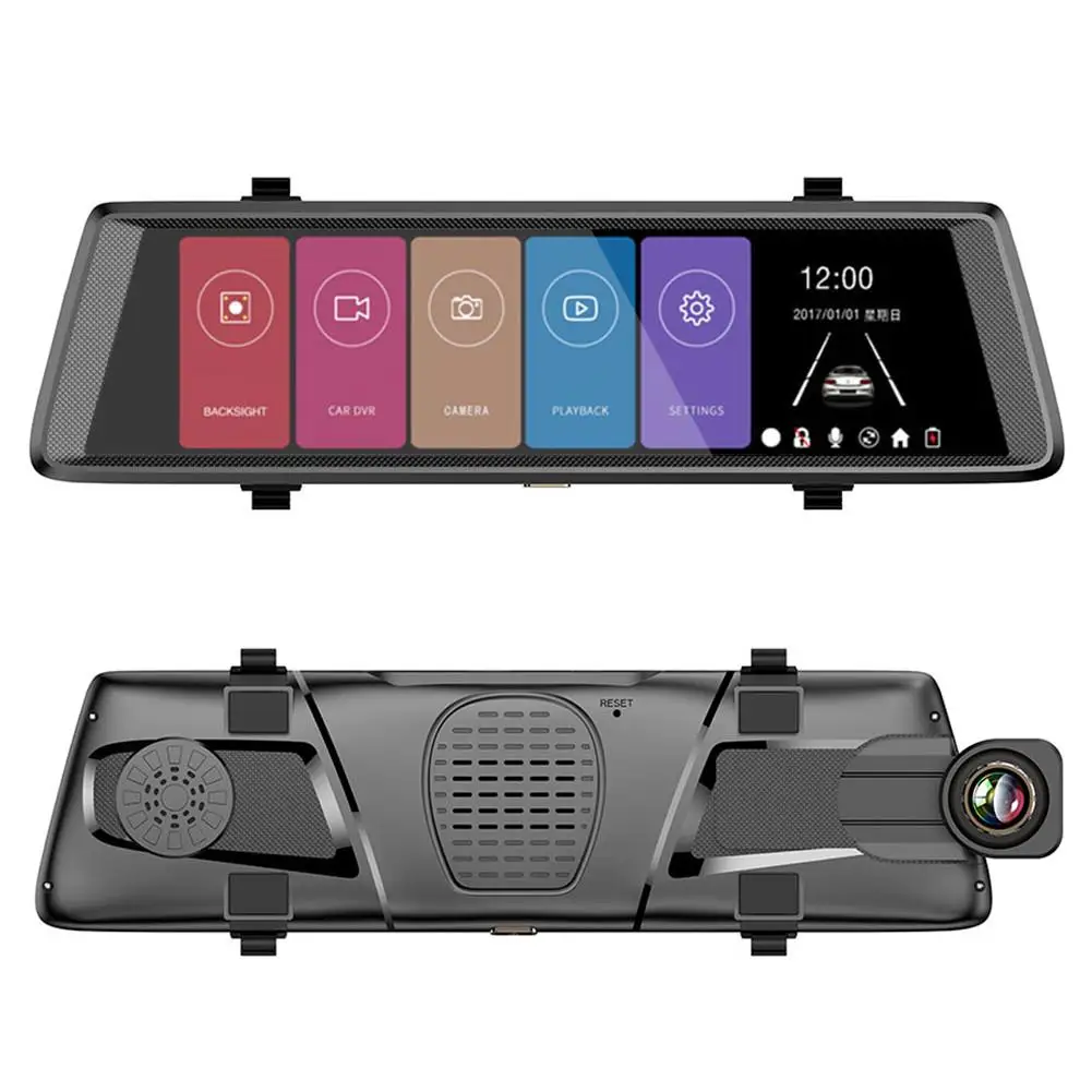 

Neutral 10 Inch Android Touch Screen Car DVR Rear View Mirror Dual Lens Black Box FHD 1080P Recorder with Rear Camera F900