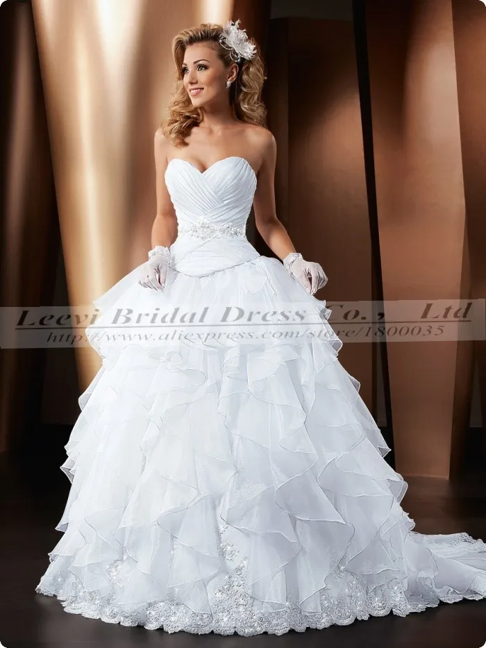 vestido de noiva 2015 princesa vestidos de novia de lujo vintage