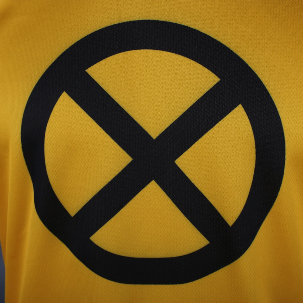 1pcs Deadpool 2 T-Shirt Superhero Yellow Slim Short Polyester Mens Short Sleeve Cosplay T-shirts Tee Shirts Halloween Costume (6)