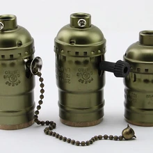 Алюминий E26/E27 лампа аксессуары гнездо держатель Винтаж ретро-лампы Эдисона