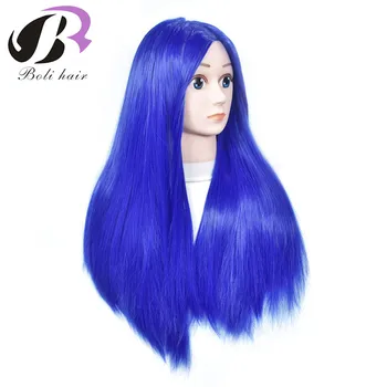 

Bolihair 100% High Temperature Fiber Hair comic mannequin head cosplay training head Professional Style with free gift