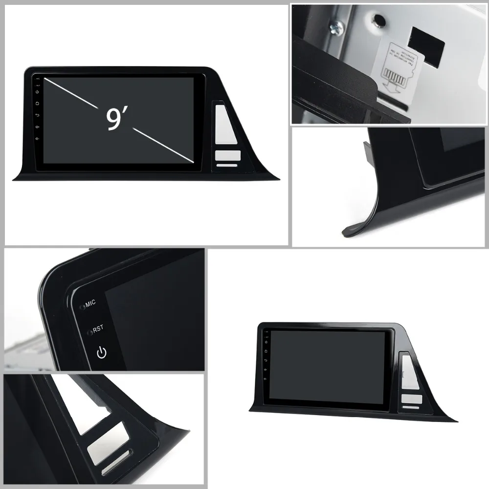 Excellent Android 9.0 Car Radio 2 Din GPS Navi for Toyota CHR 2016 2017 2018 2019 C-HR PX6 DSP IPS HDMI output 4Gb+64Gb RDS WIFI RDS USB 18