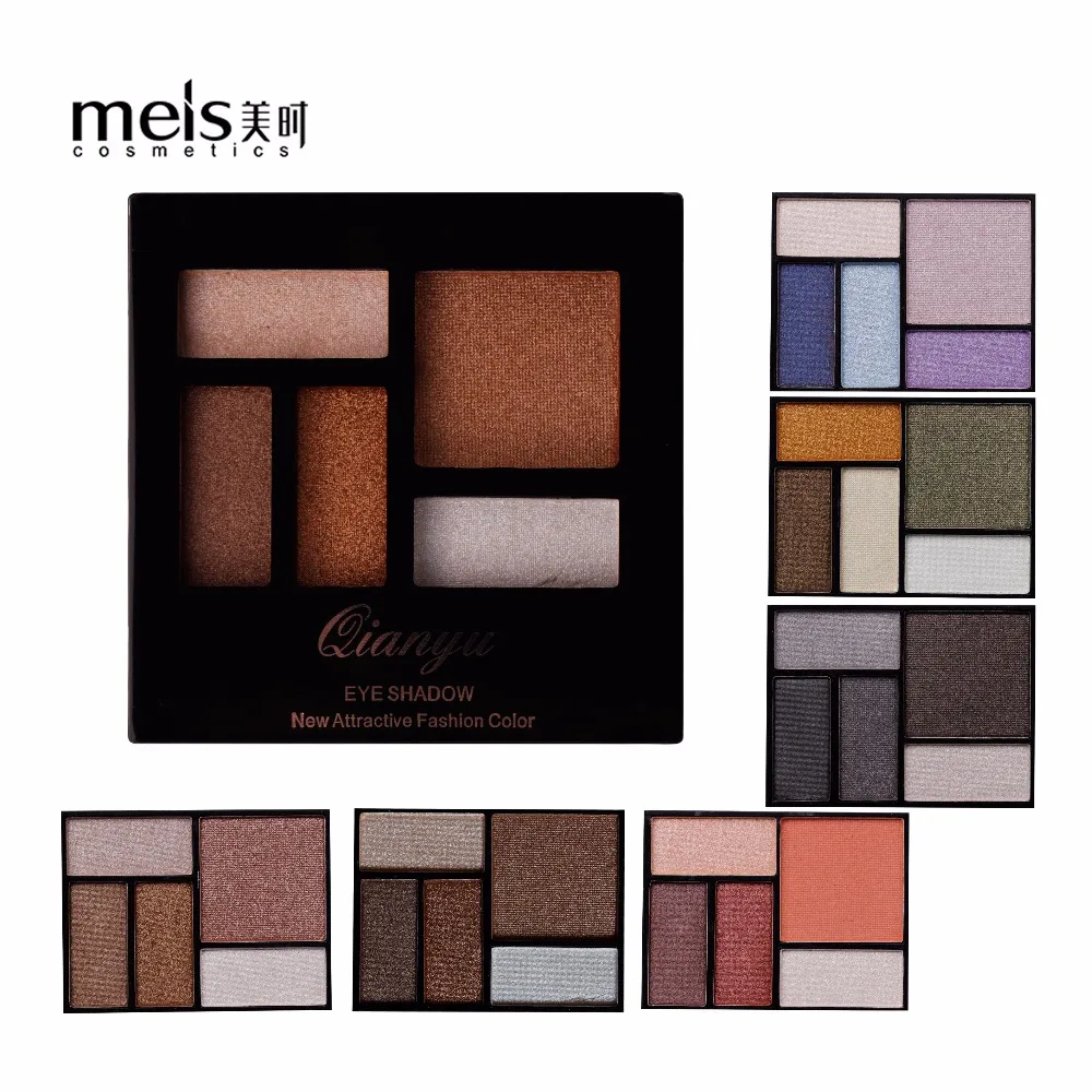 

MEIS Brand Makeup Cosmetics Professional Makeup 5 Colors Eye Shadow Eyeshadow Palette Eyeshadow Eye Shadow Palette MS6105-2