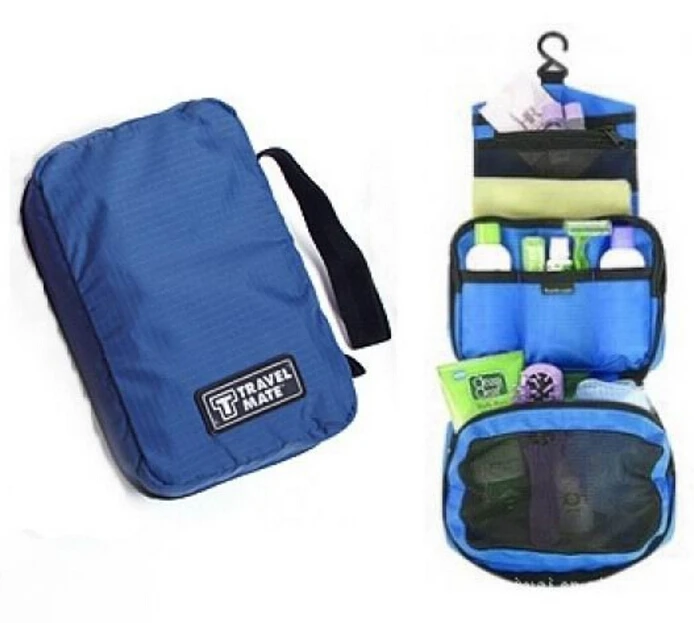  Useful Travel Cosmetic Toiletry Purse Holder Beauty Wash Bag Organizer Hanging Polyester Storage Ba