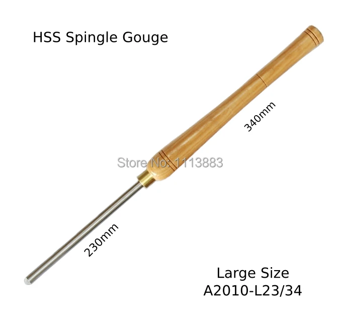 

A2010-L23/34 Large Size HSS Spindle Gouge Woodturning Tool