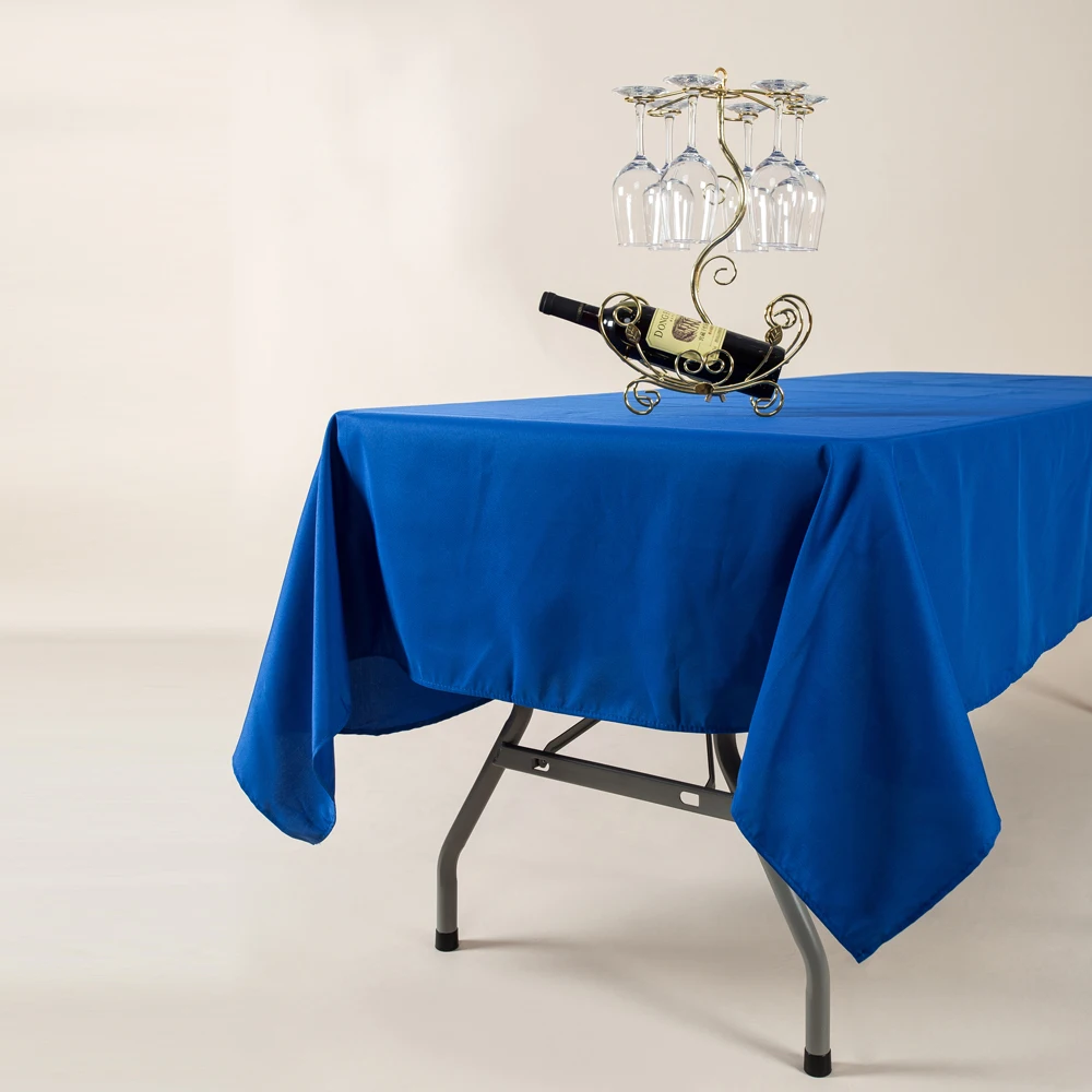tecido branco, azul marinho, forro de mesa