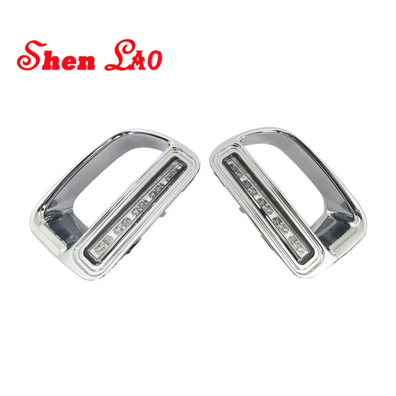 

ShenLao LED DRL For BMW mini Daytime Running Light Car Fog Light Signal Lamp White Color DRL Function Car accessories