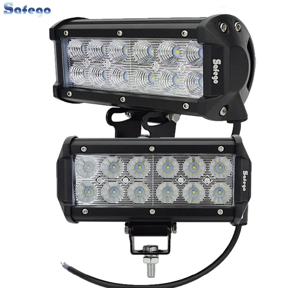 

2pcs 36W LED LIGHT Work BAR FOR BOAT SUV OFF ROAD ATV 4x4 TRUCK 4WD 36W led work Driving light Spot beam flood beam