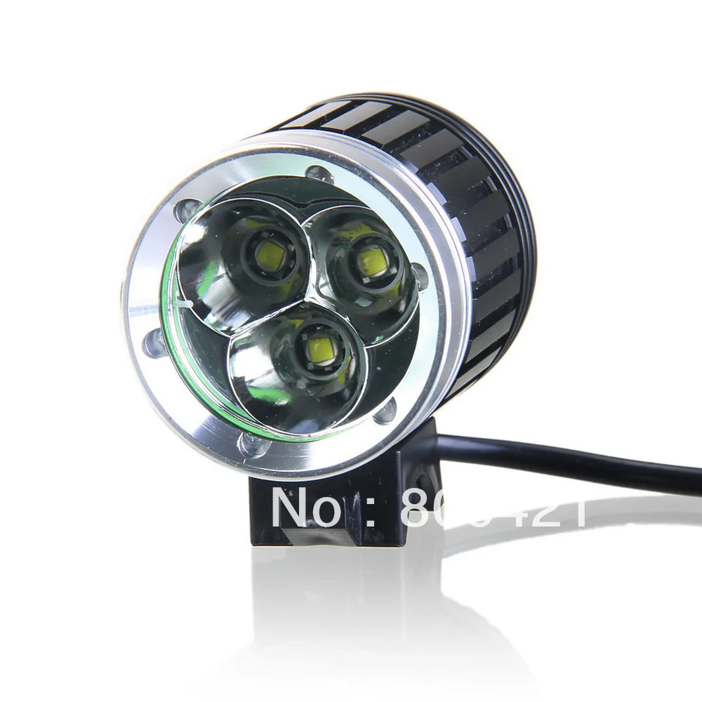 10 шт. / lot 4000Lm 3 X CREE XM-L T6 из светодиодов Head перед велосипед лампа велосипед лёгкие фары фары водонепроницаемый