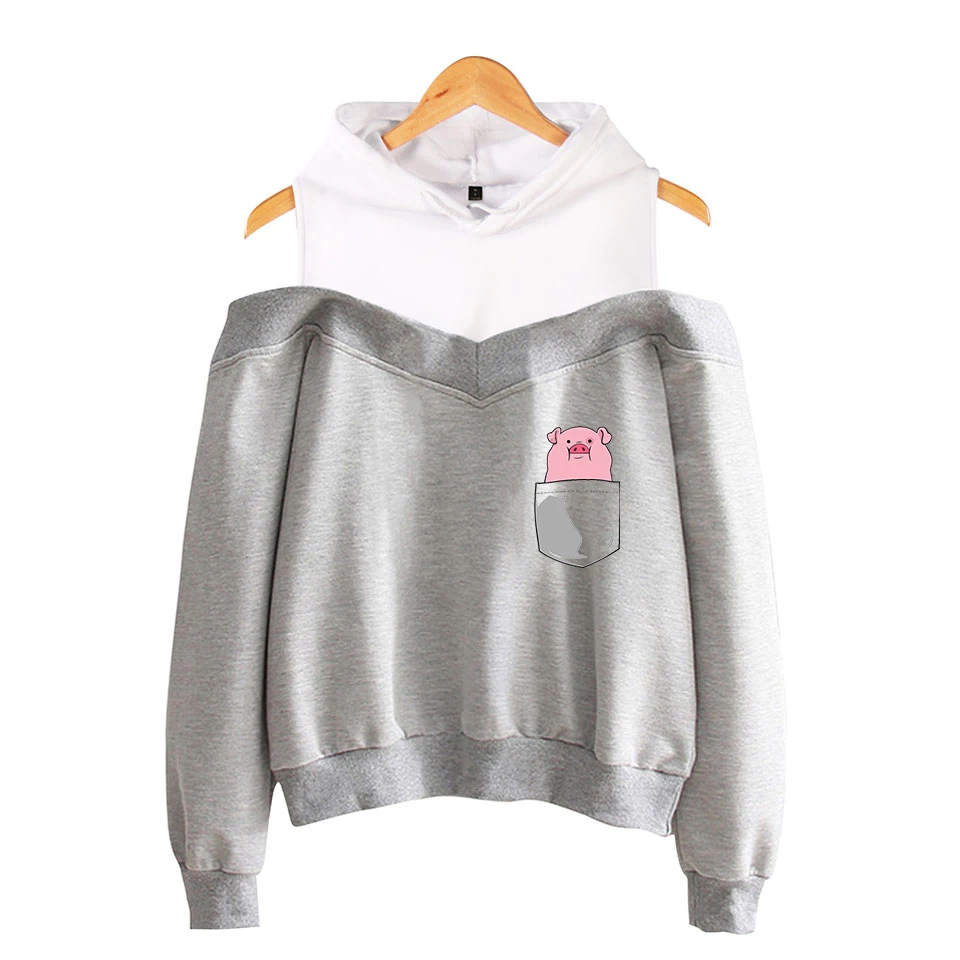 

Frdun Tommy NEW 2019 Year Of The Pig Hoodies Sweatshirts Women Sleeve Off-Shoulder Exclusive Women Album sala hot autumn Hoodies