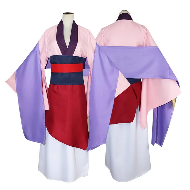 

Mulan Fa Mulan Princess Dress Hallowmas Party Kimono Clothing Cosplay Costume
