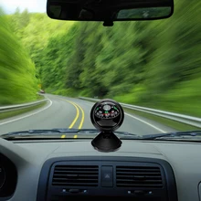 Автомобильные украшения с клеевым украшением, аксессуары для интерьера, навигационный компас-шар, инструмент для наведения направления на открытом воздухе, пластик