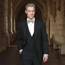 Горячие продаж черный свадебные костюмы для мужчин, черный жених костюм, на заказ свадебные смокинги для мужчин, заказ мужчин пальто костюм Homme