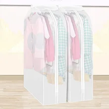 1 шт. Пылезащитная тканевая крышка сумки подвесной органайзер для хранения одежды водонепроницаемый костюм пальто шкаф пылезащитный чехол сумка поставки
